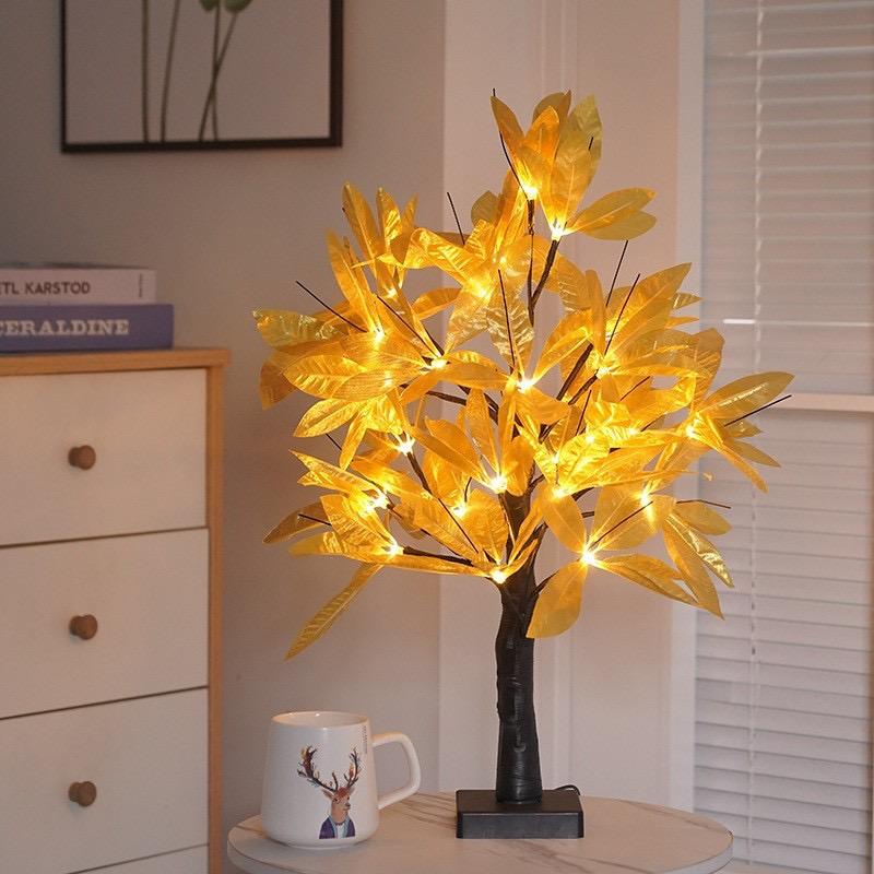 Set of 1 Butterfly LED Birch Tree Lights – Battery & USB Powered, Portable Night Light for Holiday Decor, Bedroom, Christmas