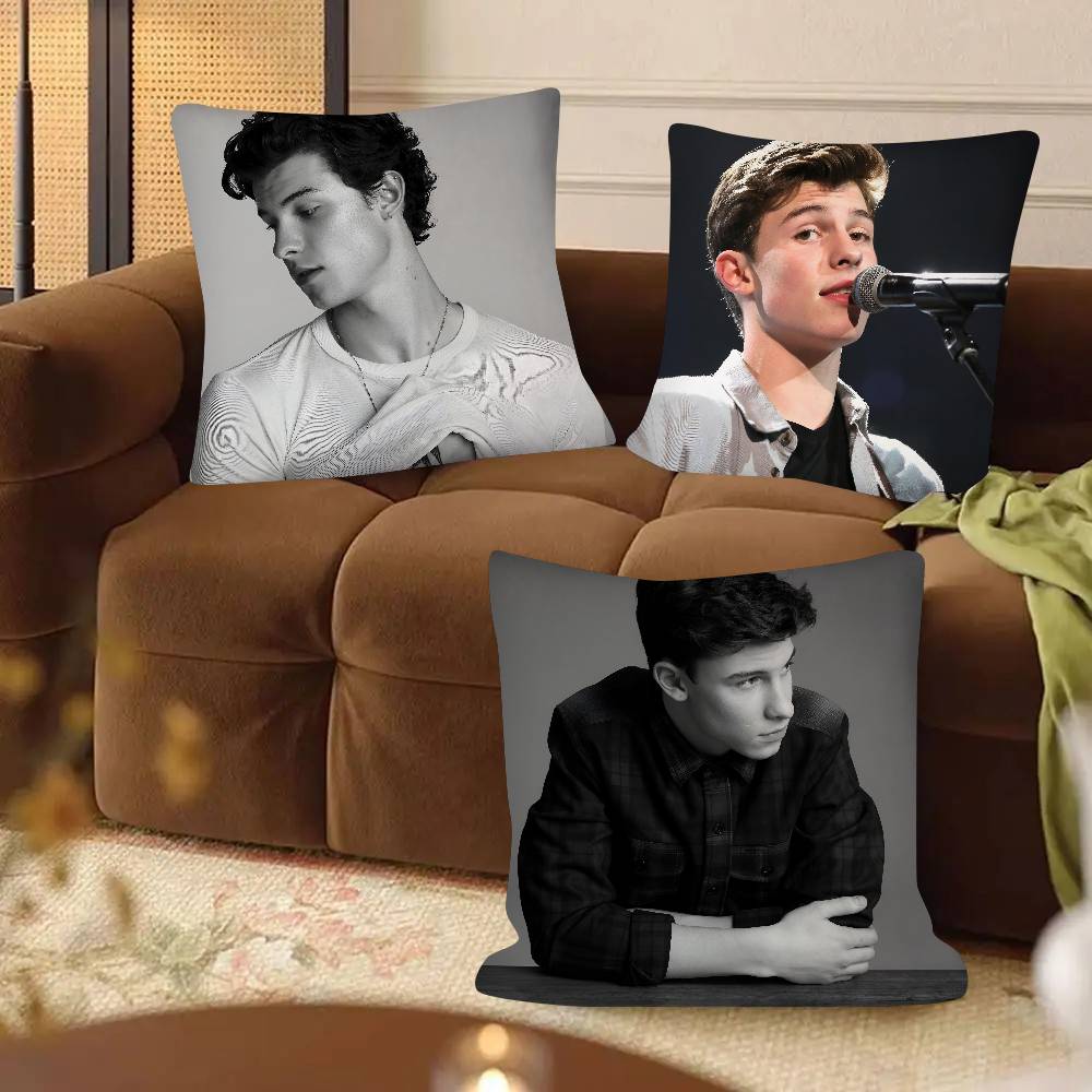 Migliore Federa per Cuscino Shawn Mendes Federa Quadrata alla Moda Camera da Letto Divano Stanza Decorazione Ins Tempo Libero