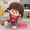 1 Set Striped Shirt 20cm Cotton Doll Clothes Rompers No Attribute Doll Clothes  20cm Cotton Doll