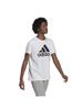 Essentials Logo Short Sleeve 28868 Japanese Size L T-Shirt Women's White/Black (GL0779)