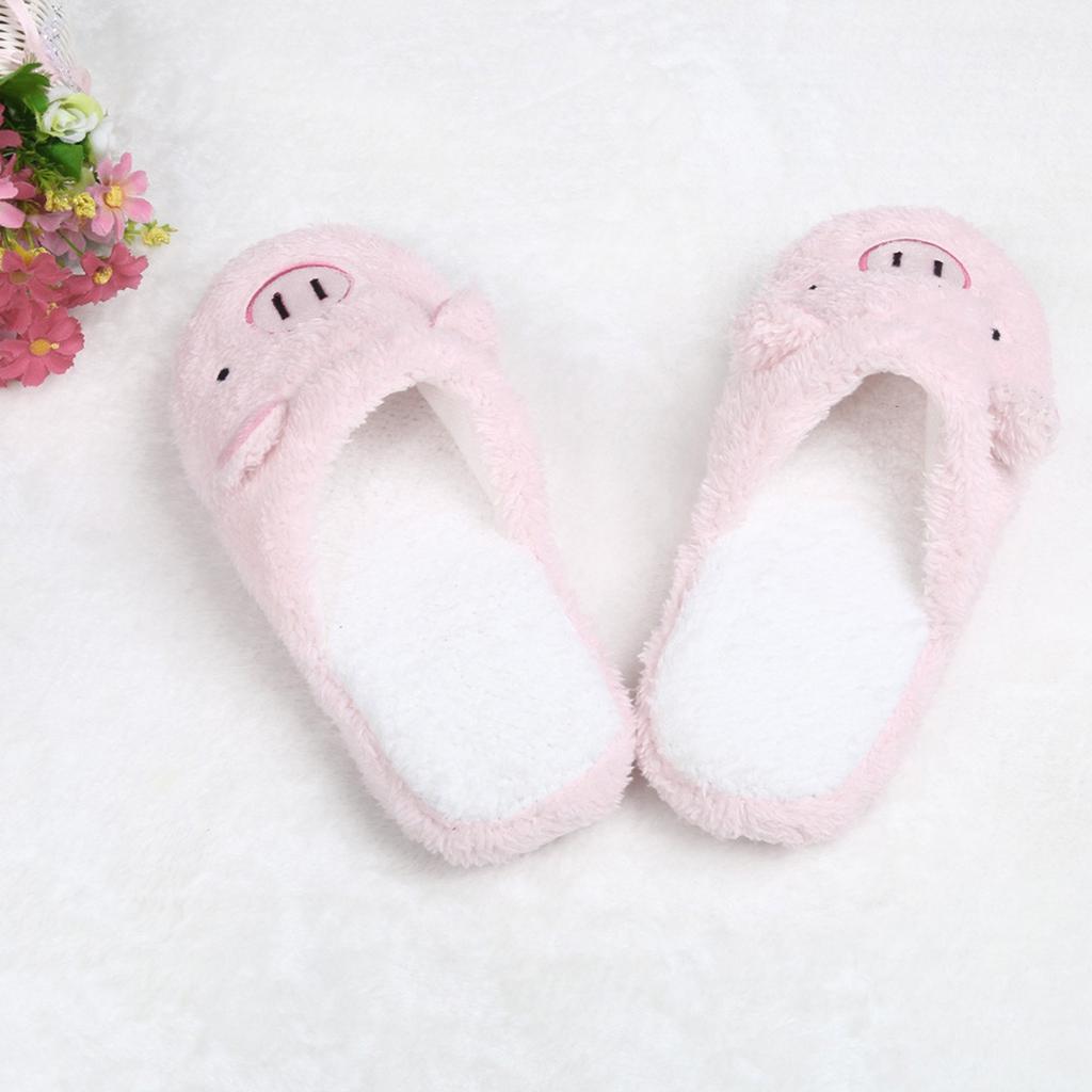 Pig Home Floor Soft Stripe Slippers Female Shoes PK 38