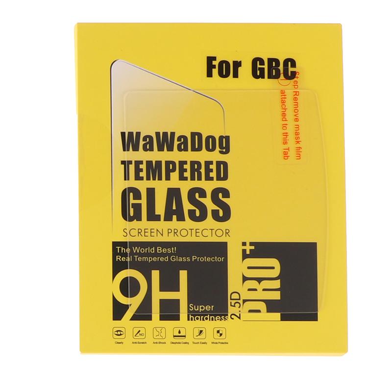 1 Set För Gameboy Advance GBA För Gameboy Color GB GBC GBP GBA SP Konsol Skärmskydd Film Skydd Härdat Glas