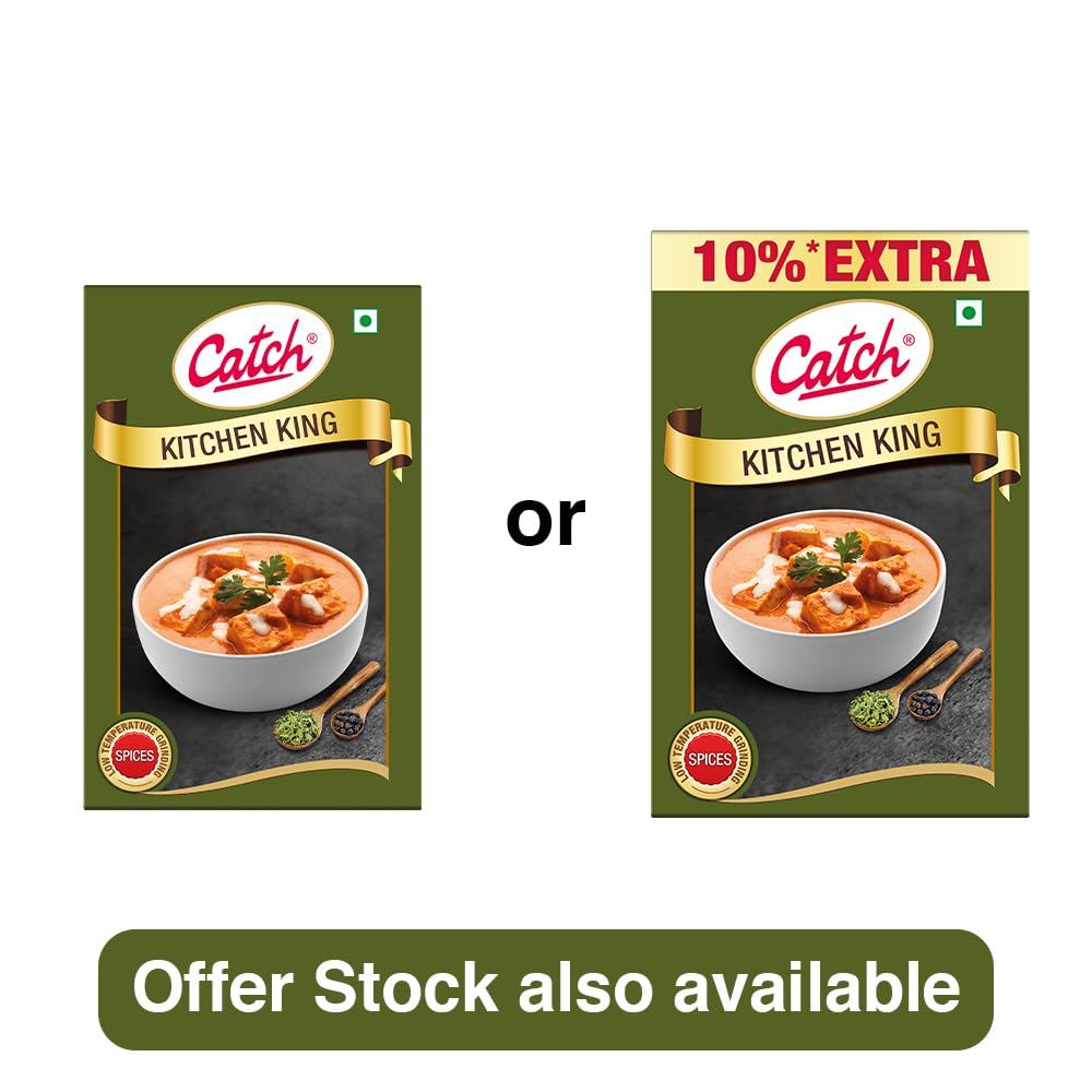 Catch Küchenkönig 100g Masala-Pulver-Packung – Premium Indische Gewürzmischung für Geschmackvolles Kochen und Vielseitige Rezepte