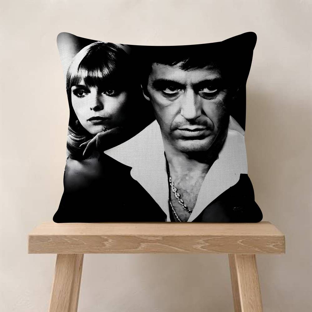 Classic Movie SScarface Maple Design Cushion Cover Happy Autumn Harvest Decor Holiday Decorati Pillow Cover