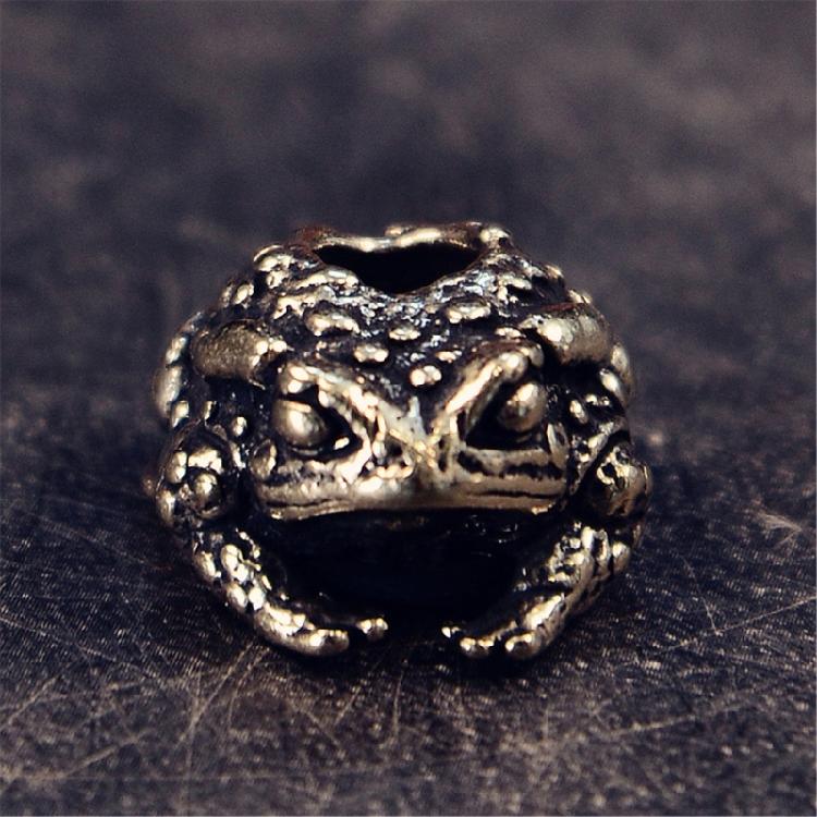 Toads Metal Beads for Creative Paracord Projects and Fashionable Jewelry Large Hole Charm Artistic Collectibles
