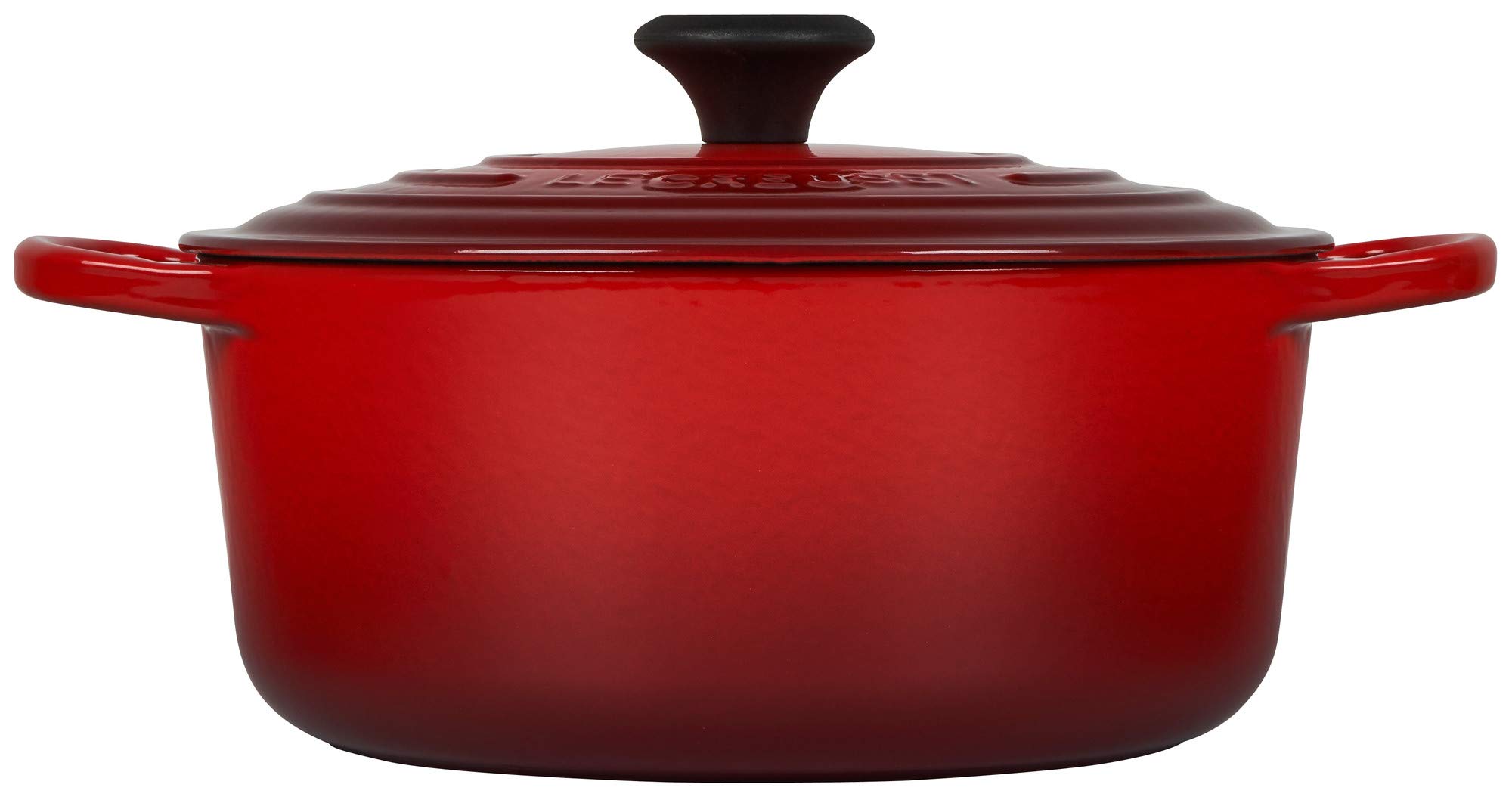 

Le Creuset Cast Enameled Pot Cocotte Ronde 26 cm Cherry Red Gas IH Oven Compatible Japanese [Authorized Product]