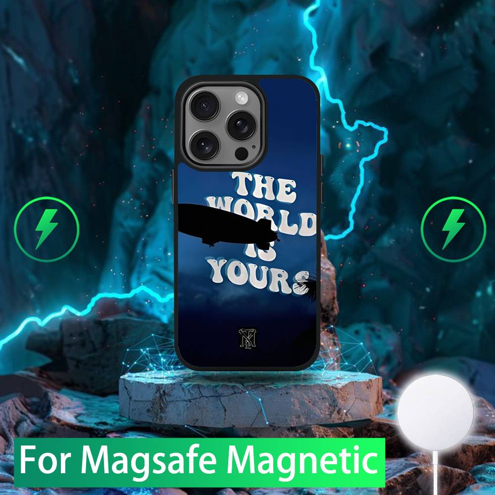 

S-Scarface The World Is Yours Phone Case For iPhone 16,15,14,13,12,11,Pro,Max,Plus,Mini,SE Magsafe Magnetic Wireless Charging iphone14plus