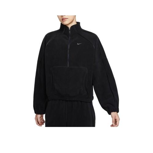 Nike Women s Warm Pullover Long-Sleeve Sweatshirt with Stand Collar L чёрный