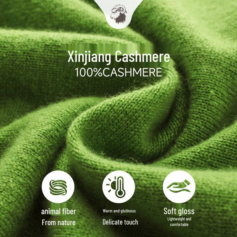 Zhaojun Women's 100% Cashmere Turtleneck Sweater