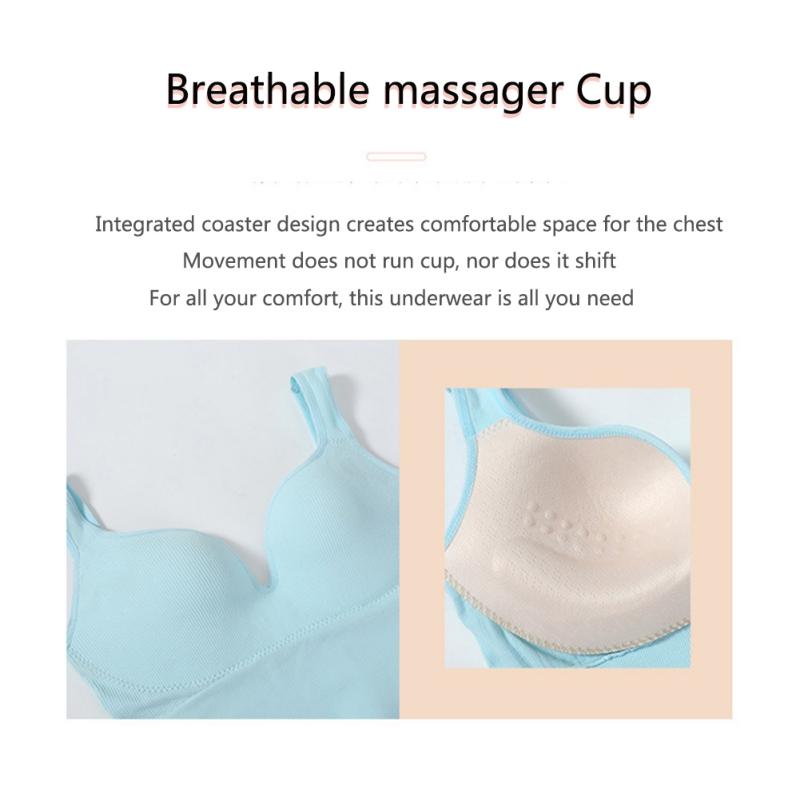 Women's 3D Non-marking Sports Underwear Women's High-strength Shockproof Anti-sagging Gathered Fitness Cups Integrated Beauty Back Yoga Vest