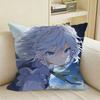 SakuyaS IIzayoi TTouhou Square Sofa Pillow Cover Solid Color Living Room Home Decor Cushion Case