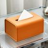 Household Waterproof Paper Box Desktop Napkin Storage Container Wide Mouth Tissue Boxes Practical Storage Supplies