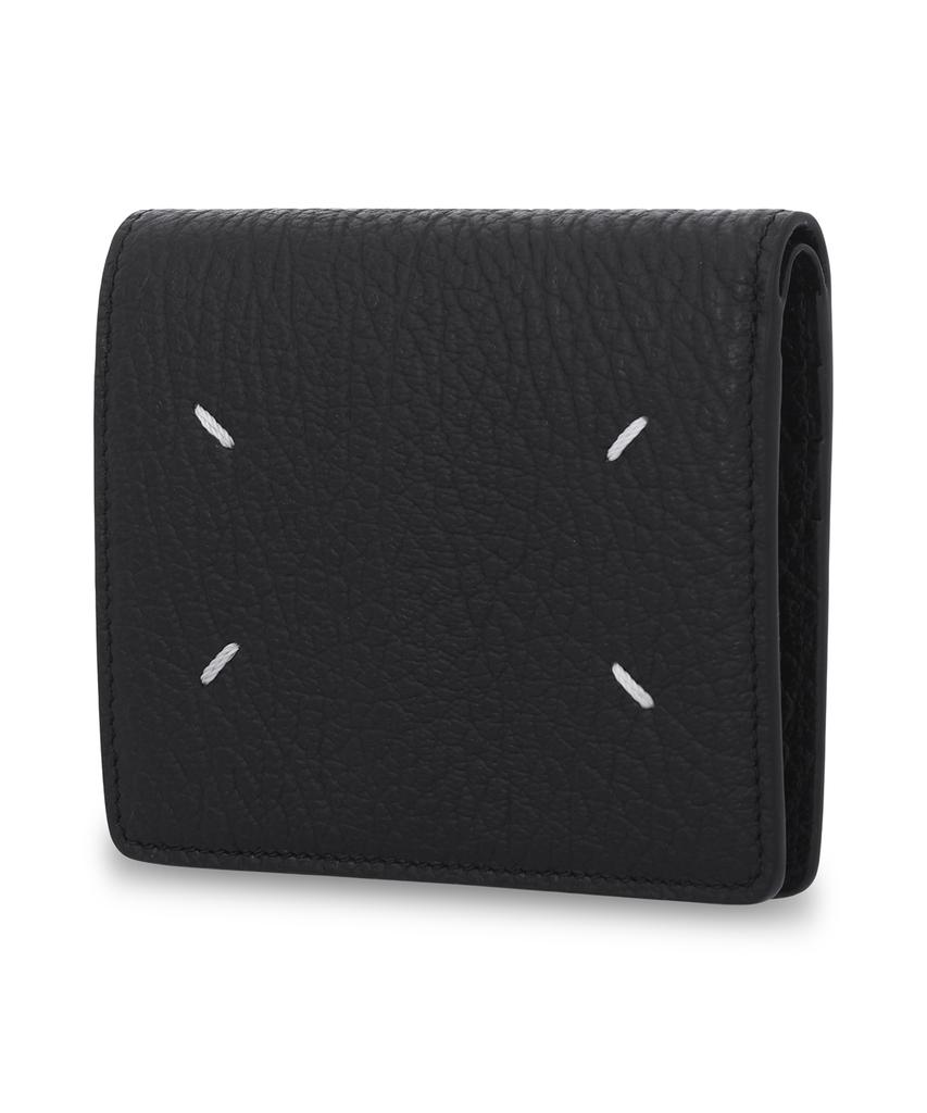 Maison Margiela Stitch Logo Wallet - Black / S56Ui0140P4455T8013
