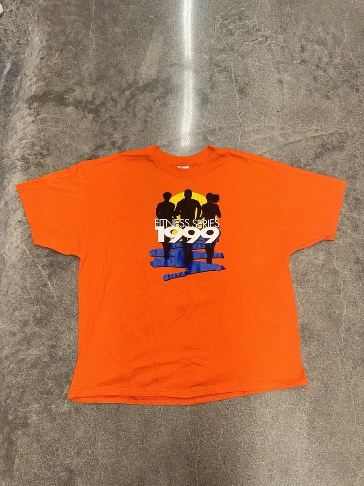 

Vintage 90s Fitness Series 1999 Home Depot T-shirt Size 2XL Hanes Heavyweight Unisex T-Shirt M