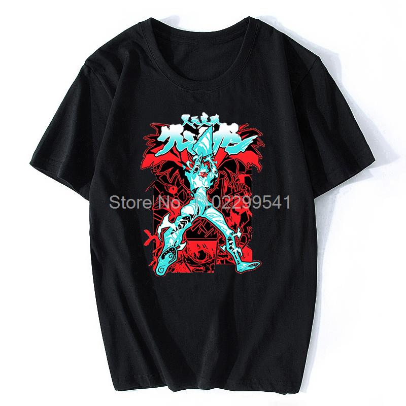 Anime Tengen Toppa Gurren Lagann T-shirt Men Cotton Tshirt Hip Hop Japanese Streetwear High Qua