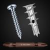 Drywall Screws 50 Pieces Heavy Duty Nails With 50 Fasteners Metal Wood Screws For Wood Drywall Hollow Wall Panel Board Bathroom