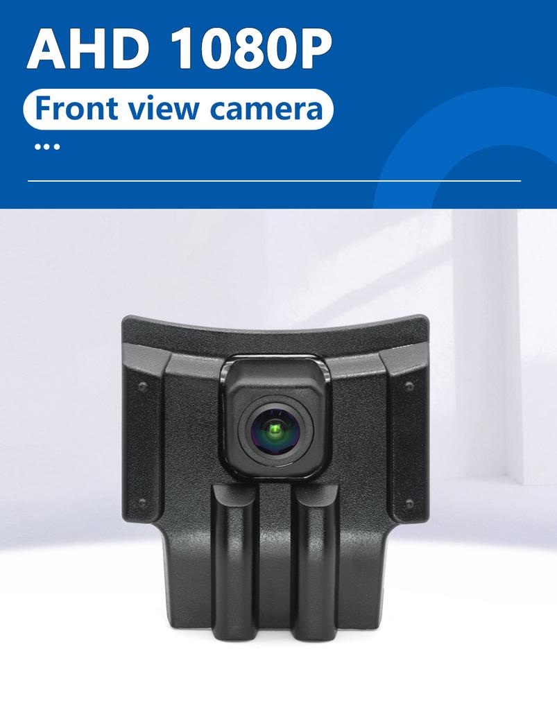 180deg Fisheye 1920*1080P AHD Car Front View Camera for Toyota LAND CRUISER PRADO 2018 2019 Prado 150 2020 2024 Front Grille Cam