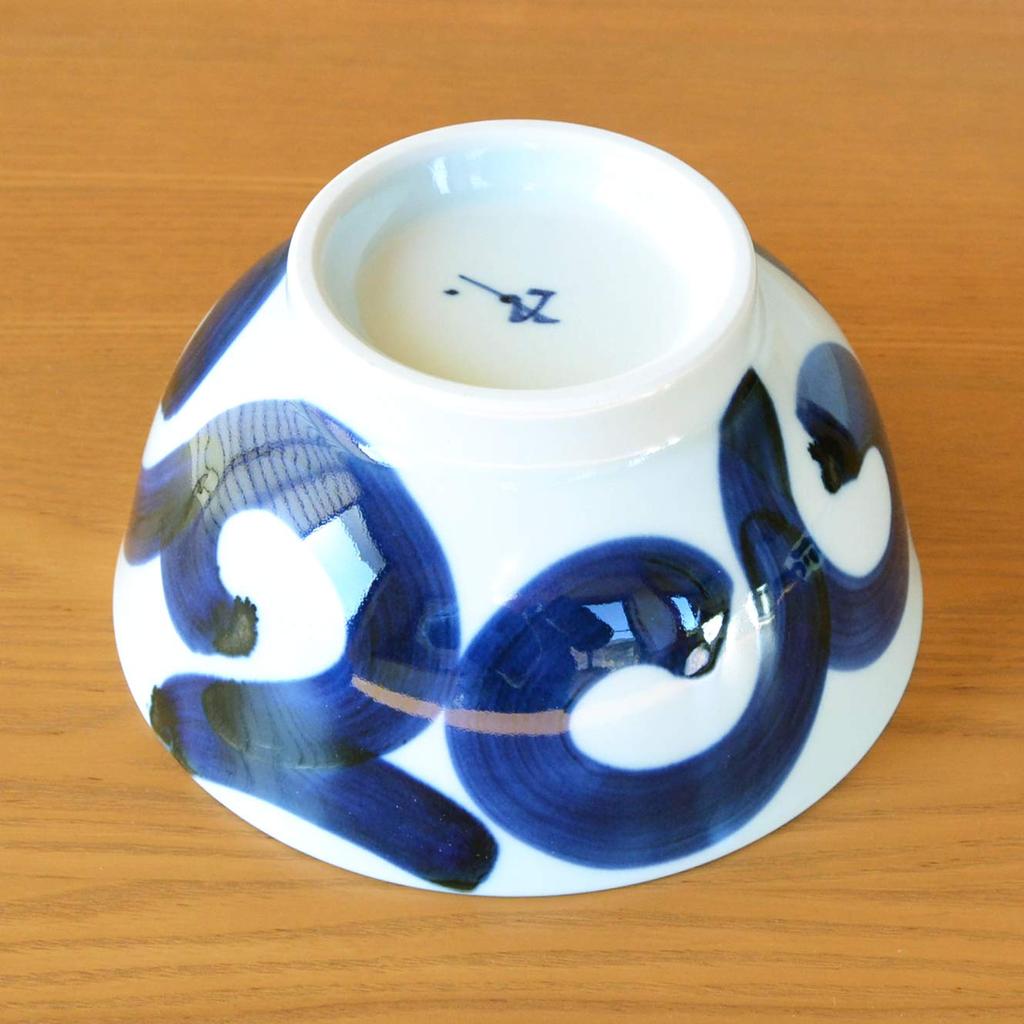 Bowl Stylish Noodle Bowl Bowl Tableware Bowl Bowl Container Arita Ware Hasami Ware Thick Arabesque Noodle Bowl Made In Japan 17.2cm