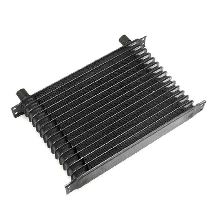 7/10/13/15 Row AN10 10AN Transmission Oil Coolers Kit Universals Engine British Radiator Oil Coolers Aluminium Black