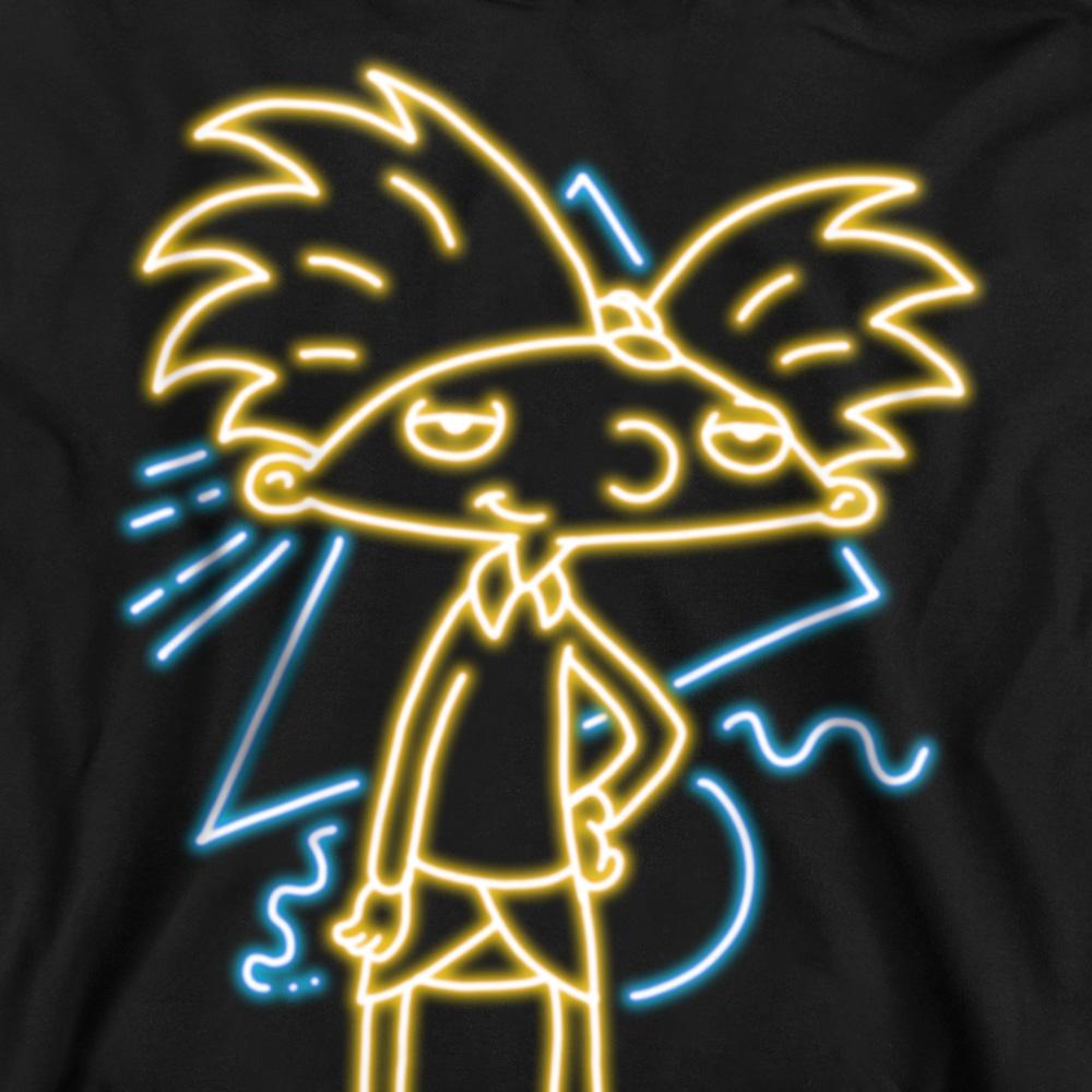 Hey Arnold! Unisex Neon-Sweatshirt für Erwachsene