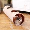 Collapsible Cats Tunnel Tube with Peeking Holes Relieve Boredom for Indoor Fo