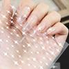 9-Color Four-Pointed Star Nail Art Sticker Diy Plastic Nail Art Decorative Sticker Color Star Light Nail Art Sticker