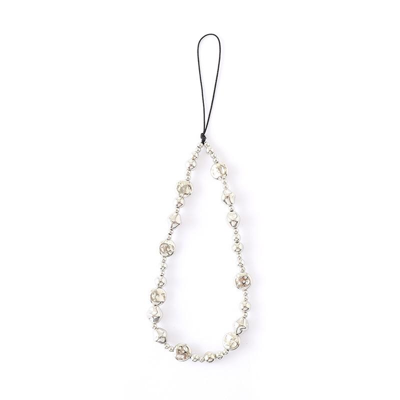 Pearl Bow Mobile Phone Strap Elegant and Durable Accessory