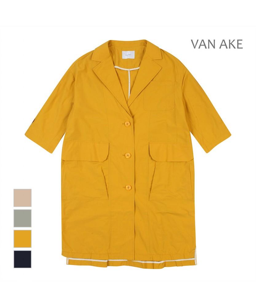 Vanake Loose Fit Long Jacket_Vb13Jkmd01A