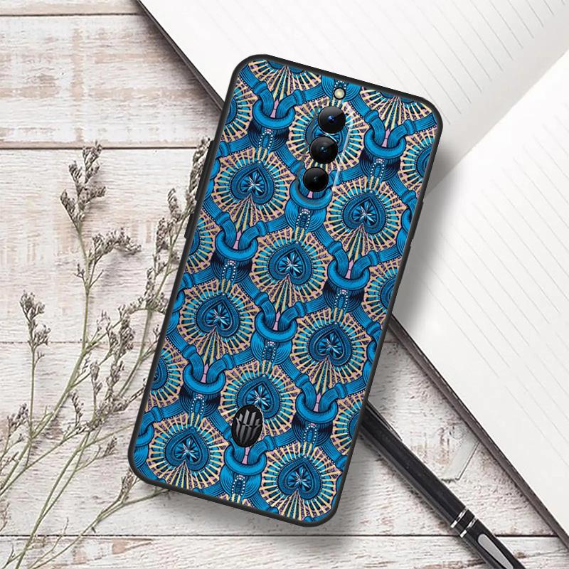 African Fabric Print Case For ZTE Nubia RedMagic 6 7 6S 7S Pro 5G RedMagic 11 8 8S 9 9S 10S Pro Plus 10 Air Cover