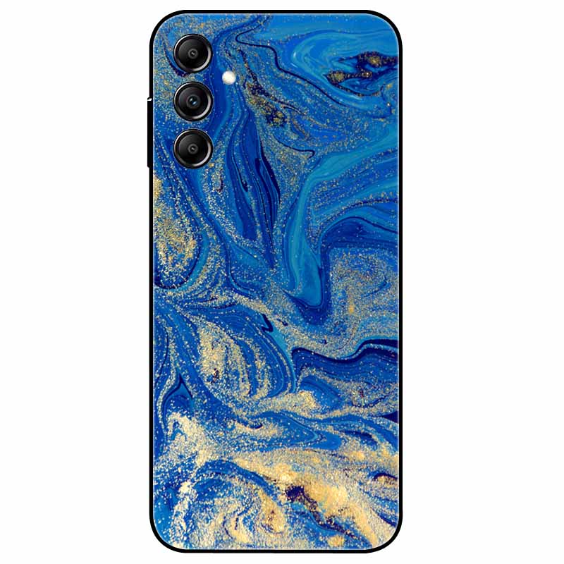 Hülle Für Samsung Galaxy A54 5G A34 A24 S23 Hülle Blume Marmor TPU Weiche Silikonhülle für GalaxyA54 A 34 Bemalte Handyhüllen