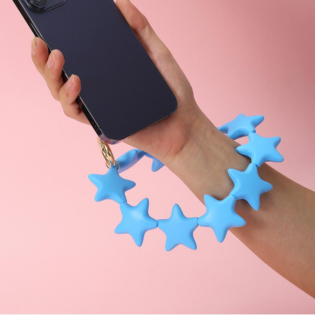 Cute Cartoon Star Pendant Keychain Silicone Colorful Stars Woman Key Chain For  Men Women Bag Charm Accessories Gifts