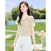 French Elegance Women's Summer Blouse
