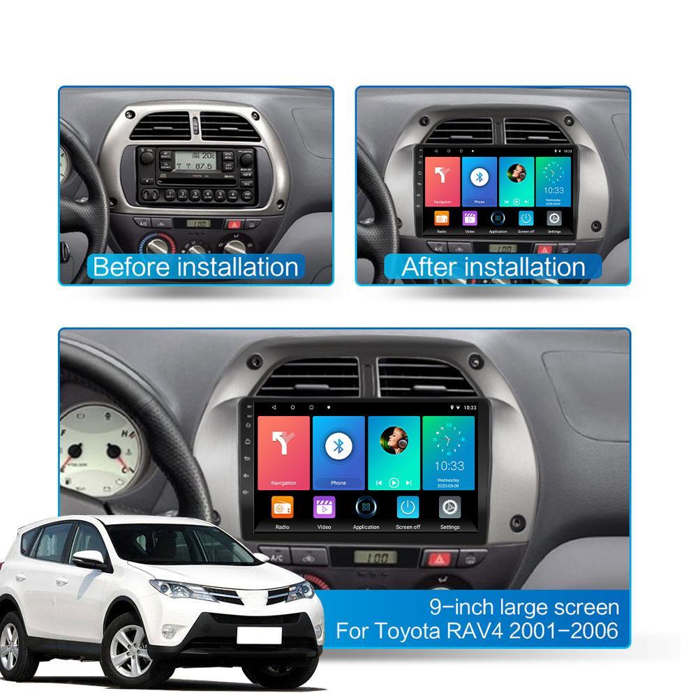 Wireless 9 Inch Android Car Radio For Toyota RAV4 2001-2006 Car Multimedia Player GPS Navigation Head Unit WIFI 1+16GB