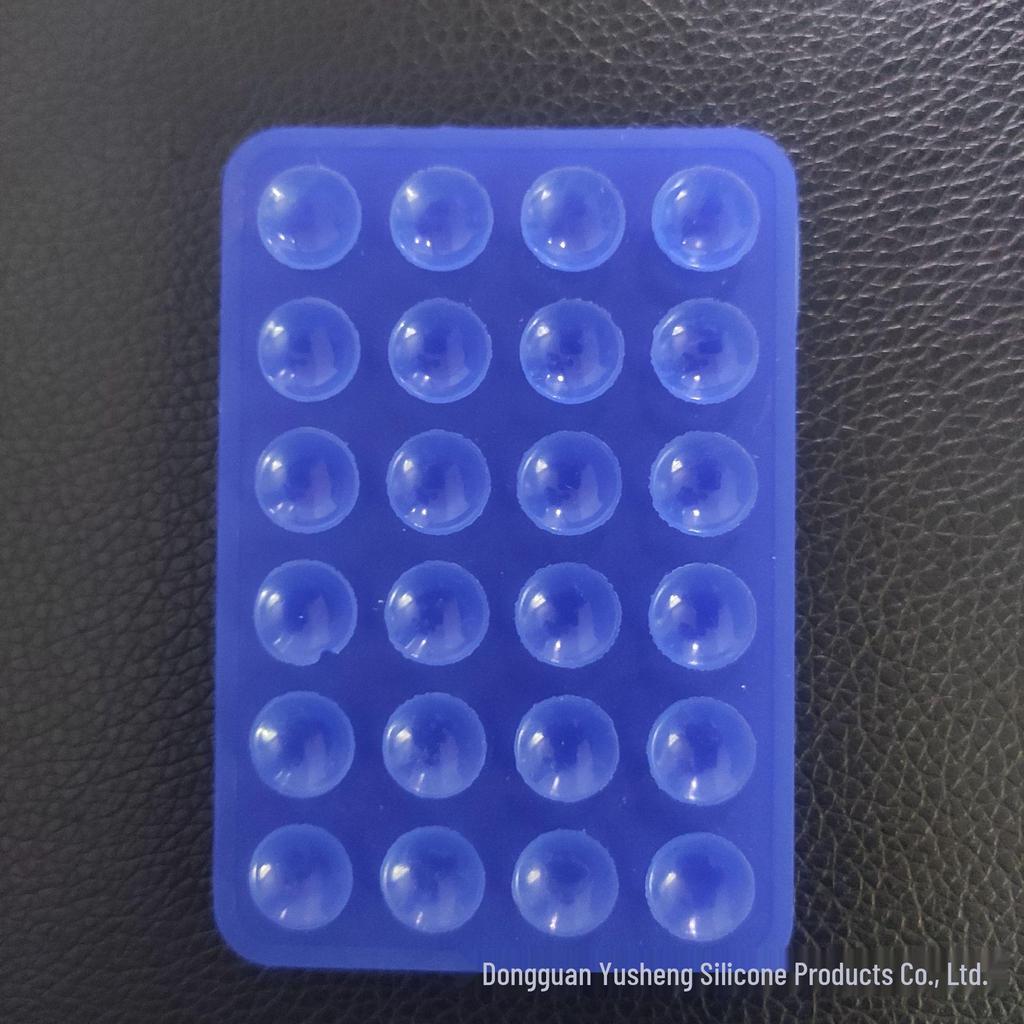 Square 24-Hole Thickened Silicone Phone Holder Suction Cup Sticker