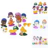 Bubble 12pcs Figure Guppies Toy Cake Topper Gil Molly Nonny Deema Oona Goby Toys