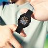 Sanda Unisex Multi-Functional Luminous 50M Waterproof Student Watch with Sunray Dial