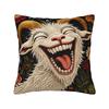 Screaming Goat  Pillow Case  Square Pillow Cover Funny Pillowcases For Sofa Couch Bed Living Room