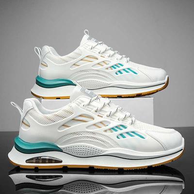 Men's Shoes Summer Breathable Shoes Men's Mesh Trendy Versatile White Shoes Sports and Leisure Dad Shoes Running Trendy Shoes