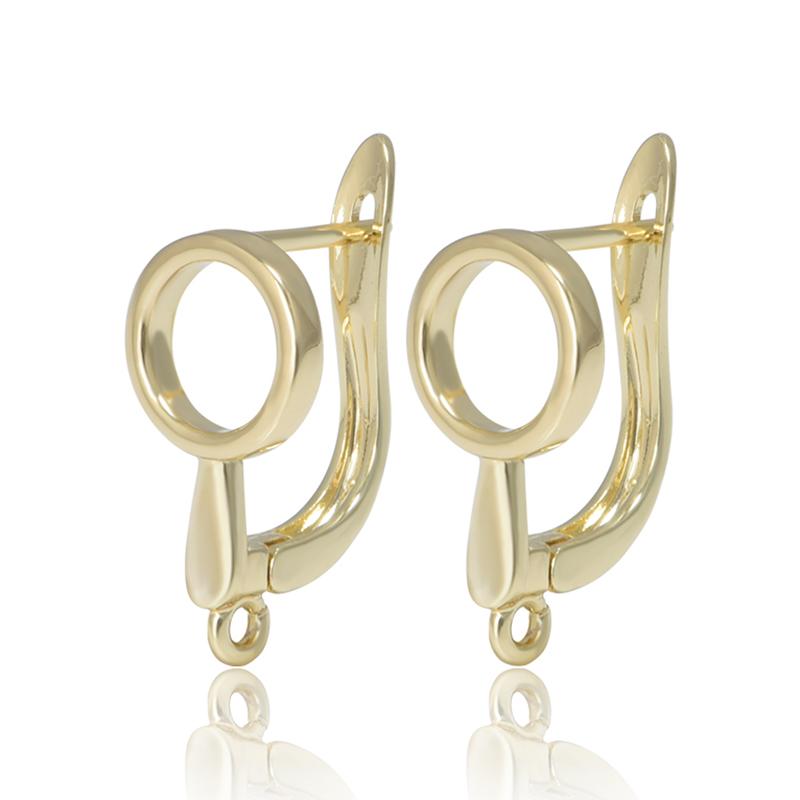 Silver Color Brass Earring Hooks for DIY Jewelry Making Handmade Silver Color Jewelry Accessories Findings Eawires