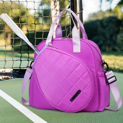 Tennis Racket Bag Crossbody Large with Removable Adjustable Shoulder Strap for Men Women Tote