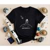 Artemis II Astronaut Moon Landing T-Shirt Men and Women Summer Cotton Clothing Fashion Round Neck Short Sleeved