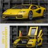 1/24 Scale Lambo LPI800-4 Alloy Diecast Car Model Toys, Pull Back Vehicle with Sound and Light for Kids Adults Gift Collection