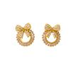 Earrings Women Cross-border Fashion Zircon Heart Simple Niche Temperament Versatile Accessories