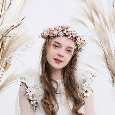 Hot Selling Flower Wreath On the Women's Head, Women's Hair Accessories, Hair Accessories Hair Band, Women's Hairpins, Flower Wreath for the Bride 
