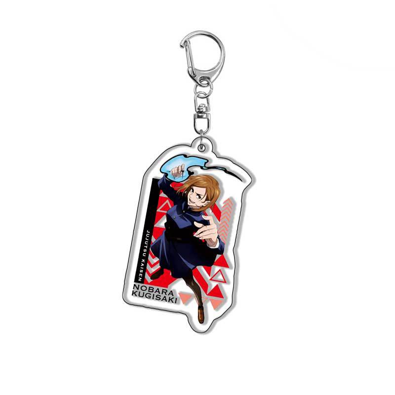 Anime Keychain Jujutsu Kaisen Yuji Itadori Megumi Fushiguro Nobara Kugisaki Acrylic Keychain Pendant Anime Accessories Cartoon