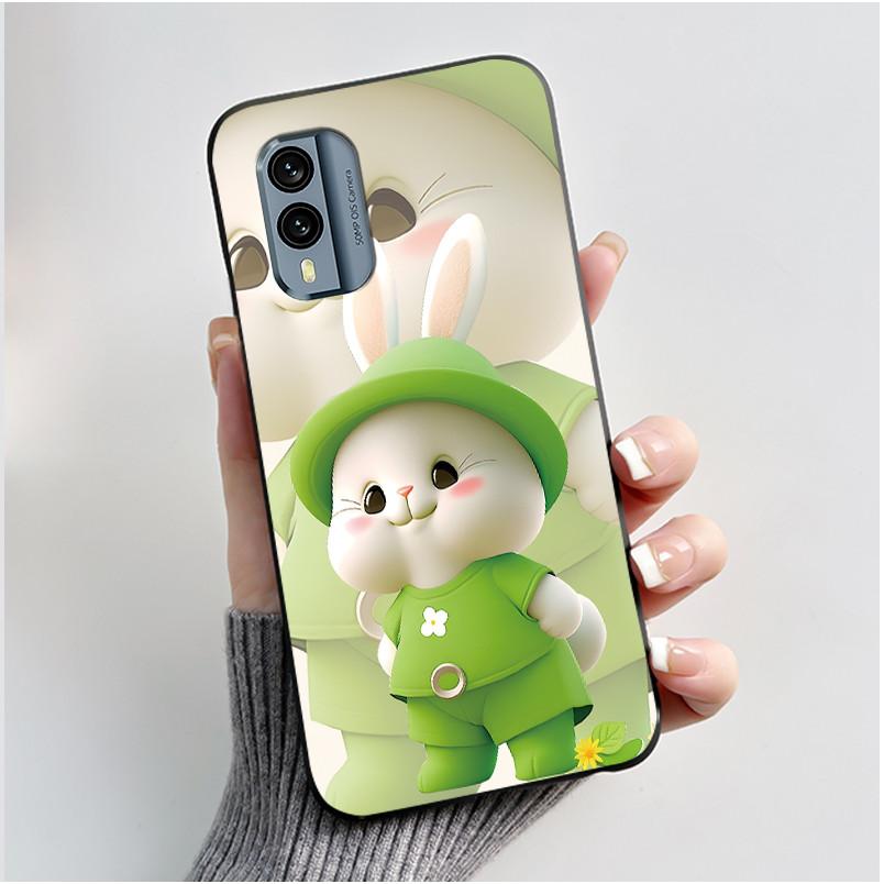 Bumper Rezistent la Șocuri Husa Moale Pentru Nokia X30 5G Drăguț Model Nou Design Carcasă Pentru Nokia XR21 Cu Culoare Jelly Negru Viral Husa