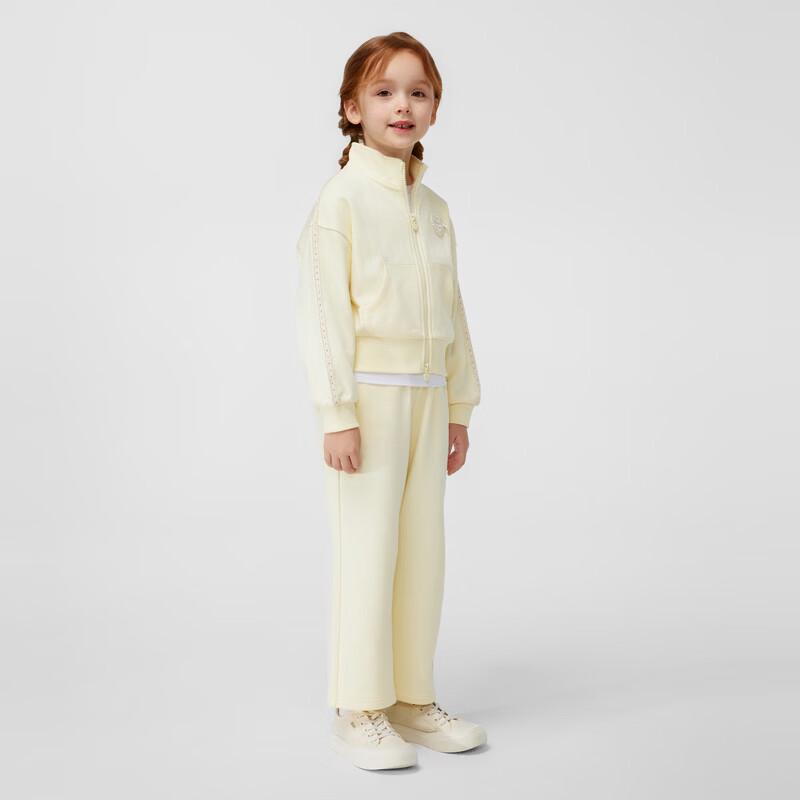 PawinPaw Girls' Cartoon Bear Sportswear Set