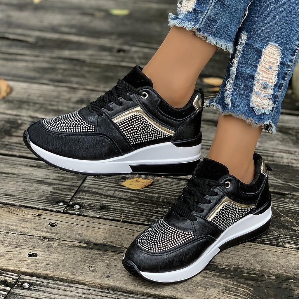 Women Sneakers Spring Autumn Solid Color Platform Shoes for Women Comfortable Elegant Sneakers Women Zapatos De Mujer