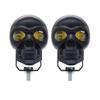 2PCS Motorcycle LED Light Skull Shape Waterproof Lamp Electric Vehicle Headlight Fog Light Projector Lens Spotlight Motorcycle
