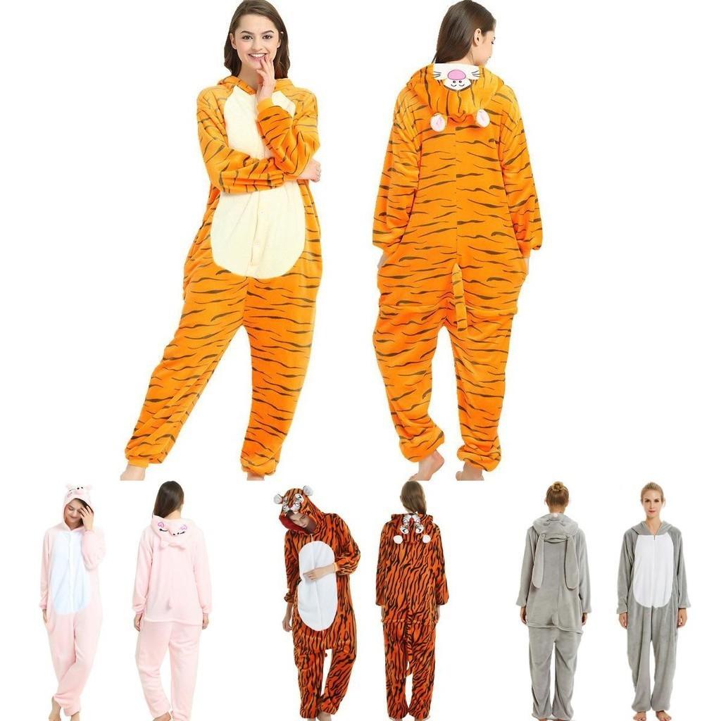 Luxuriously Soft Unisex Adult Animal Onesie Jumpsuit For Ultimate Lounge Comfort
